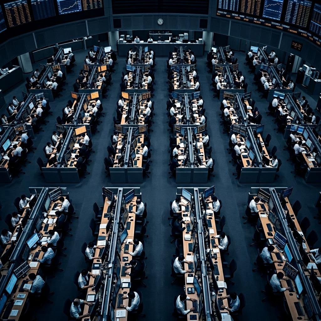 東京証券取引所のトレーディングフロア